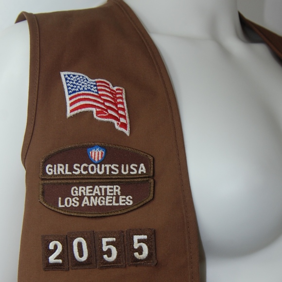 Girl Scouts Other - Greater Los Angeles Girl Scouts Brownie Vest Sz S